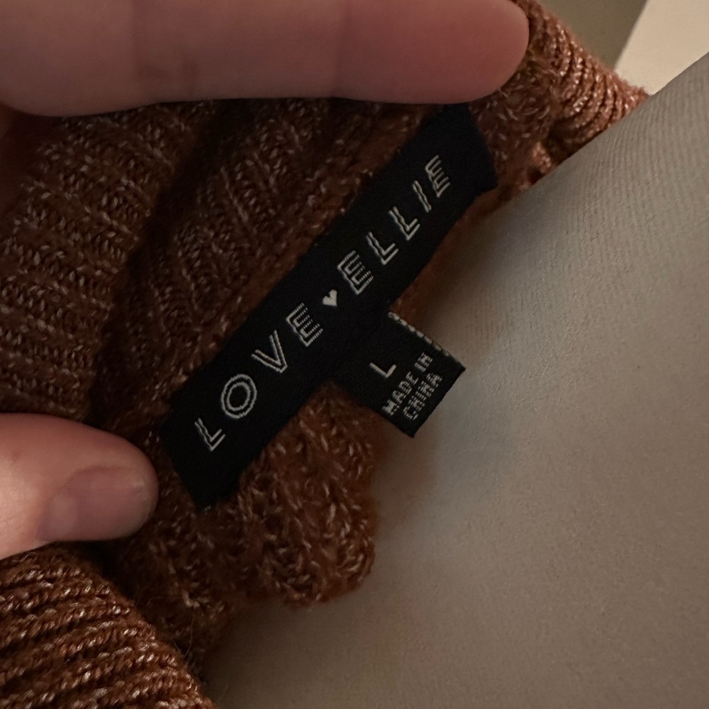 Brown Half-Zip Sweater - Picture 6 of 6